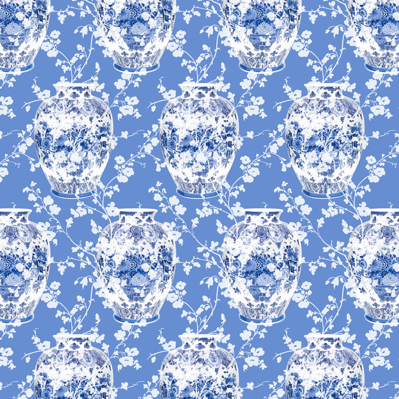 Tissu filagree Royal Delft