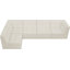 Canapé modulaire en velours Hellinger faisant face à la droite-87384984