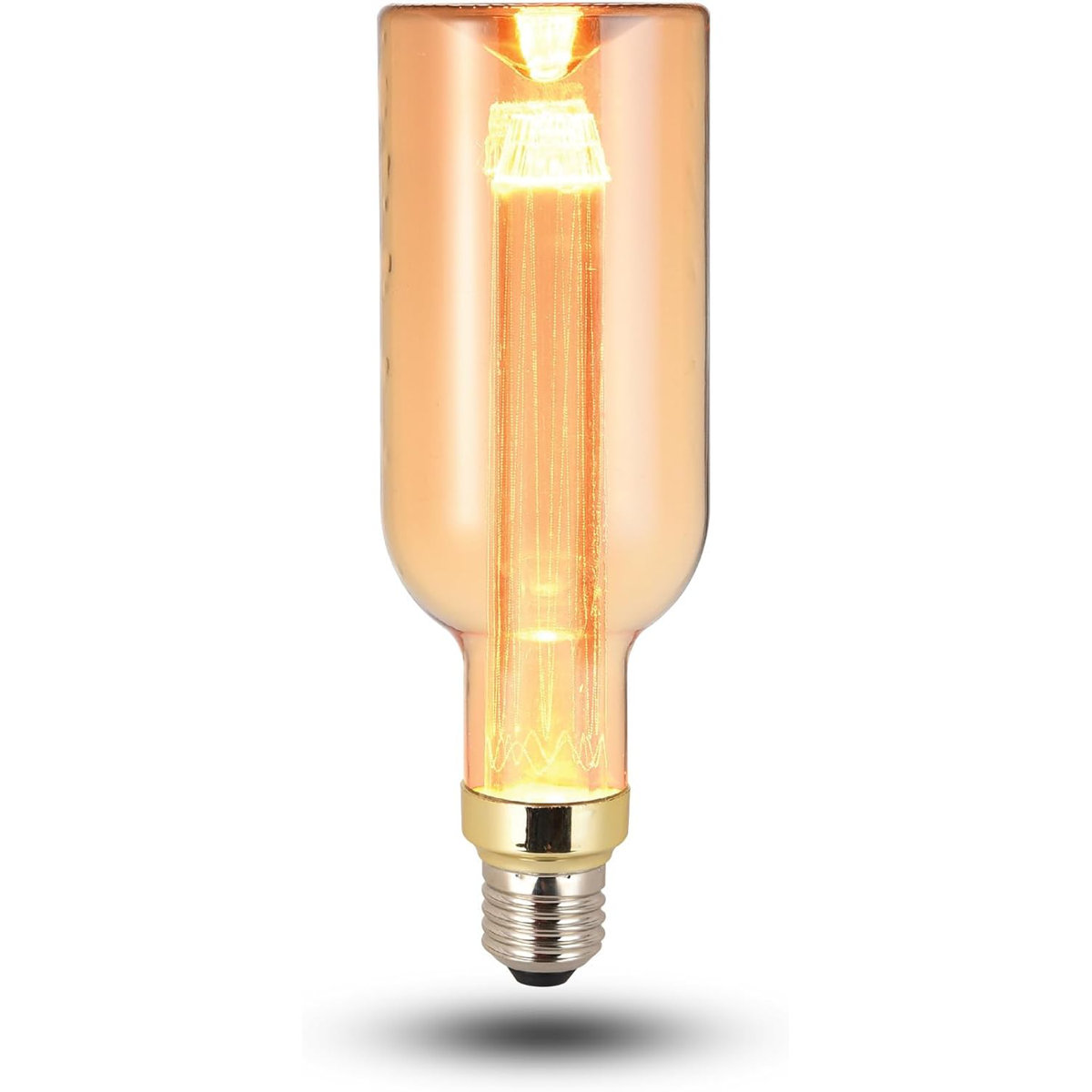 LEDSone LED Filament Light Bulb, E27 Edison Base Bottle Shape 3W Bulb ...