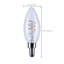 4 Watt B11 LED Reminiscent Flex Gray Coil Filament E12 Base 2700K 120 Volt-219115005