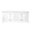 84 po Meuble-lavabo large blanc large X 22 - comptoir en quartz et construction en bois massif avec mécanisme de fermeture en douceur et surface de rangement généreuse avec 2 armoires et 14 tiroirs-1790290834-1790290835