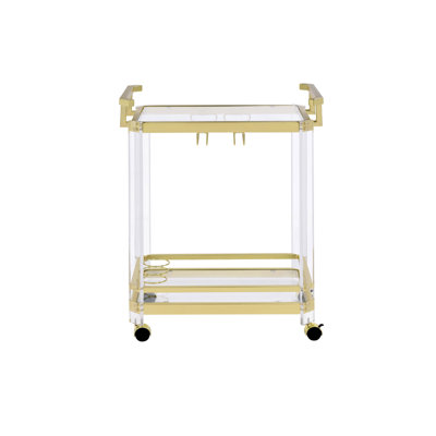 Aerin - Chariot de service avec roulettes