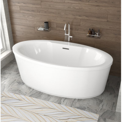 Jarvis 66.9'' x 33.4'' Air Acrylic Bathtub