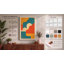 Flowing Forms Mid-Century - Wrapped Canvas-586493207-586493204