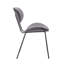 Chaise d'appoint empilable en velours-1725043874
