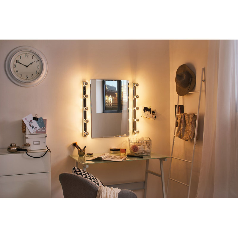 4.8W E27 LED Globe Light Bulb Silver