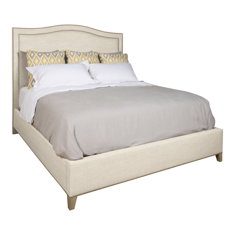 Caroline/Casey Upholstered Bed, Tommy Flax, Hampton, Yes