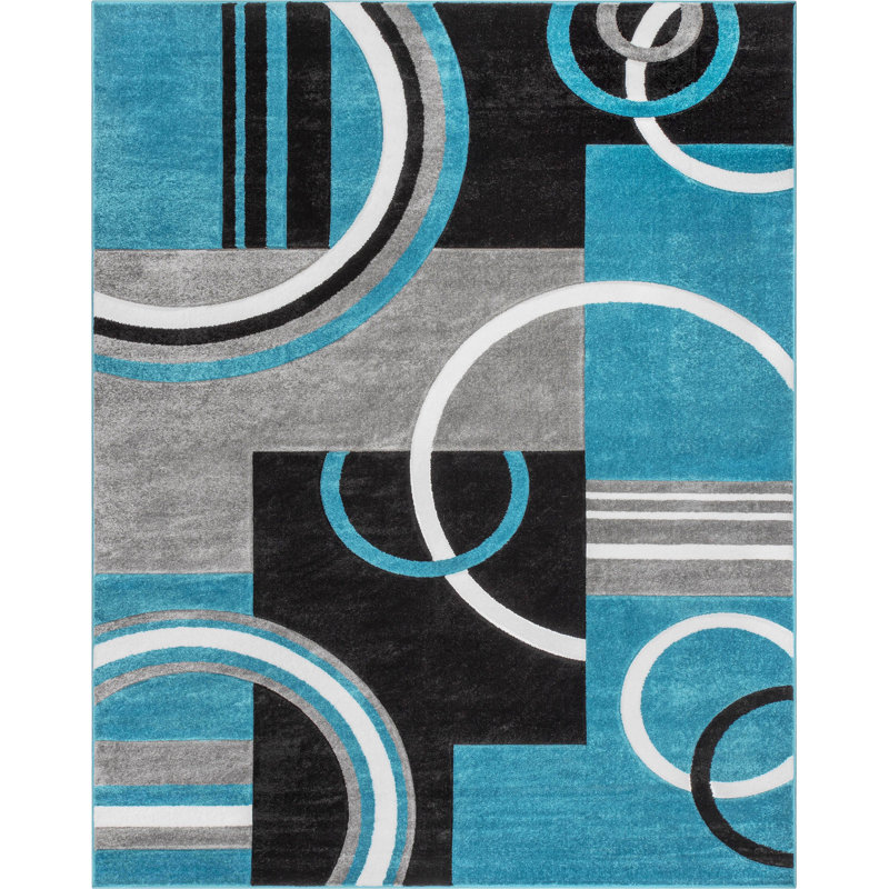 Tapis bleu Shaliya, Rectangle 2 pi x 3 pi