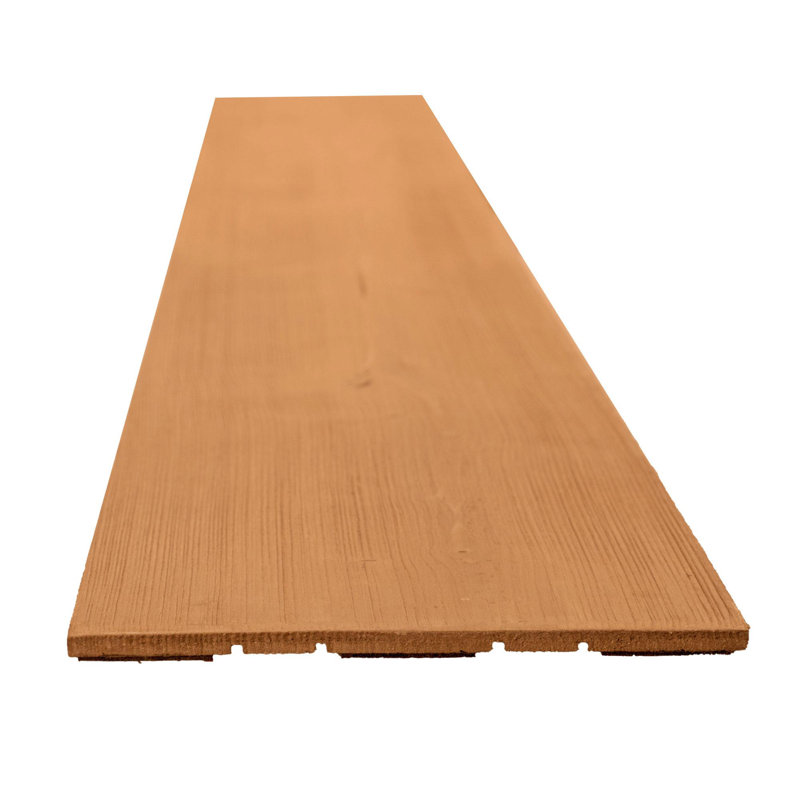 Planche de pin rustique auto-adhésive 5-1 / 8 "x 46-1 / 2" x 3/16 ", Brun clair