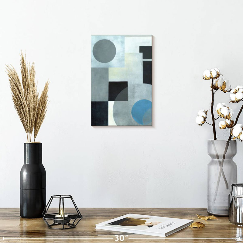 Charles Overlapping Shapes IV, 12" H x 8" W