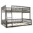 Full XL Over Queen Bunk Bed With Ladder And Guardrails-528645003