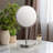Circular Free Standing Magnifying Make Up Mirror-93468252