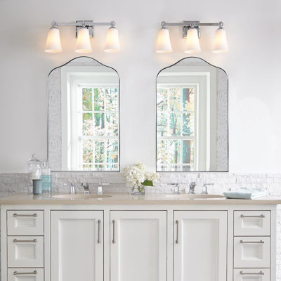 Miroir de salle de bain Aremi Cadre en acier inoxydable