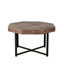 Table basse octogonale en bois avec patchwork de style campagnard 30 pouces-329096121