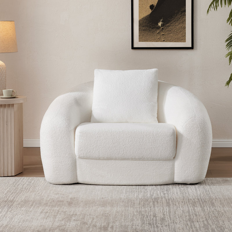Canapé Econest résistant aux taches (sans assemblage), Blanc