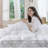MooMee Lightweight Duvet Cover Set with Zipper Closure 8 Ties 100% Washed Cotton Linen Like Textured Soft Breathable All-Season-109236630-111219967