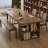 Walnut Rectangular Solid Wood desk-63486055