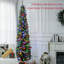 Arbre de Noël artificiel de 8 pi avec 668 branches, 250 lumières colorées et une base en acier pour une installation facile