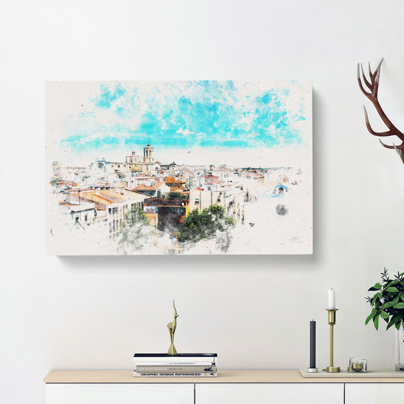 View of Tarragona in Spain - Wrapped Canvas, 50cm H x 76cm W x 3cm D