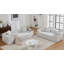 2 - Piece Boucle Cloud Sofa Set Including Upholstered 3 - Seater, 2 - Seater And MDF End Table For Comfortable And Stylish Home Living-2020013584