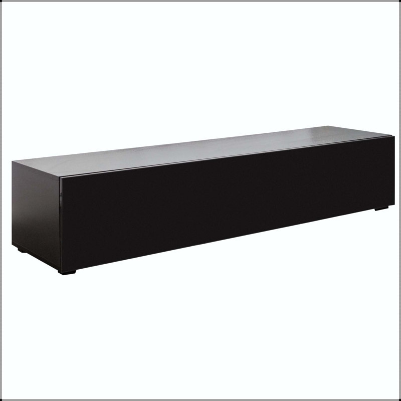 Floating TV Stand with Drop-Down Cabinets