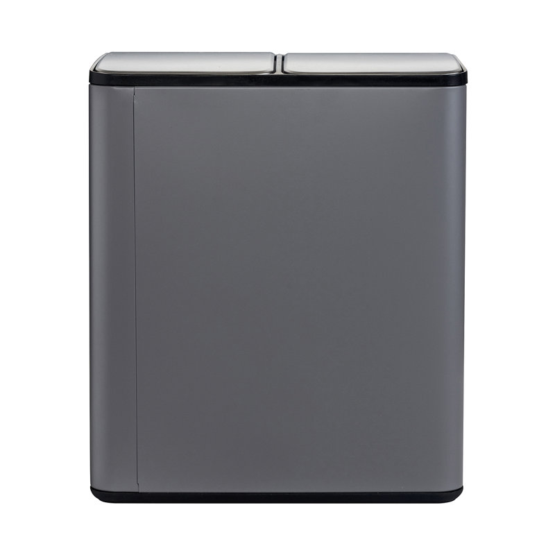 Steel Step On Multi-Compartment Rubbish & Recycling Bin - 40L, 7.92