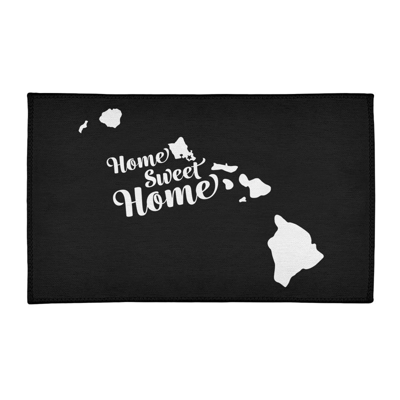 Tapis en poly-chenille honolulu à la maison, Rectangle 3 pi x 5 pi