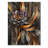 Flower Dahlia Petal Geometry In Motion III - Dahlia Wood Print - On Natural Pine Wood-82638916
