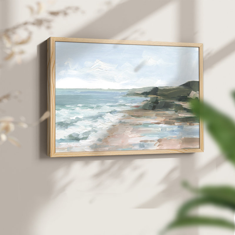 «Distant Regatta I», reproduction encadrée, H 8 po x l 10 po, Naturel