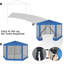 Bruckner 4 x 3m Metal Dome Gazebo