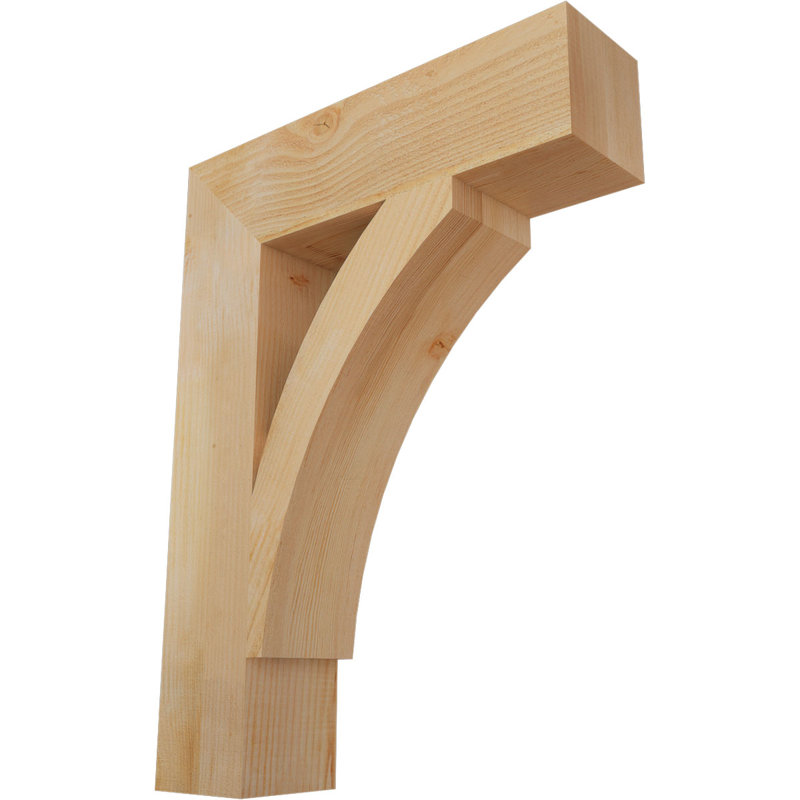 Support de bloc Thorton, Douglas (sciage brut), H 32 po x l 6 po x P 24 po