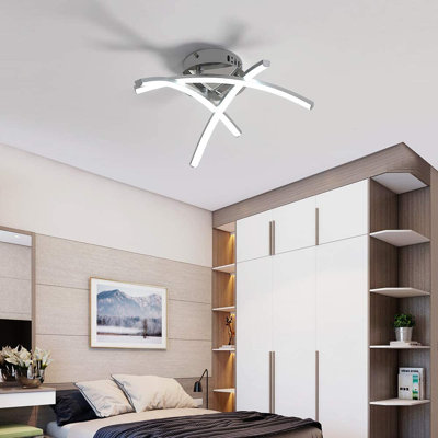 Cervone 3-Light 43cm LED Semi Flush Mount Ceiling Light