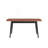 Natural & Black Finish Dining Table