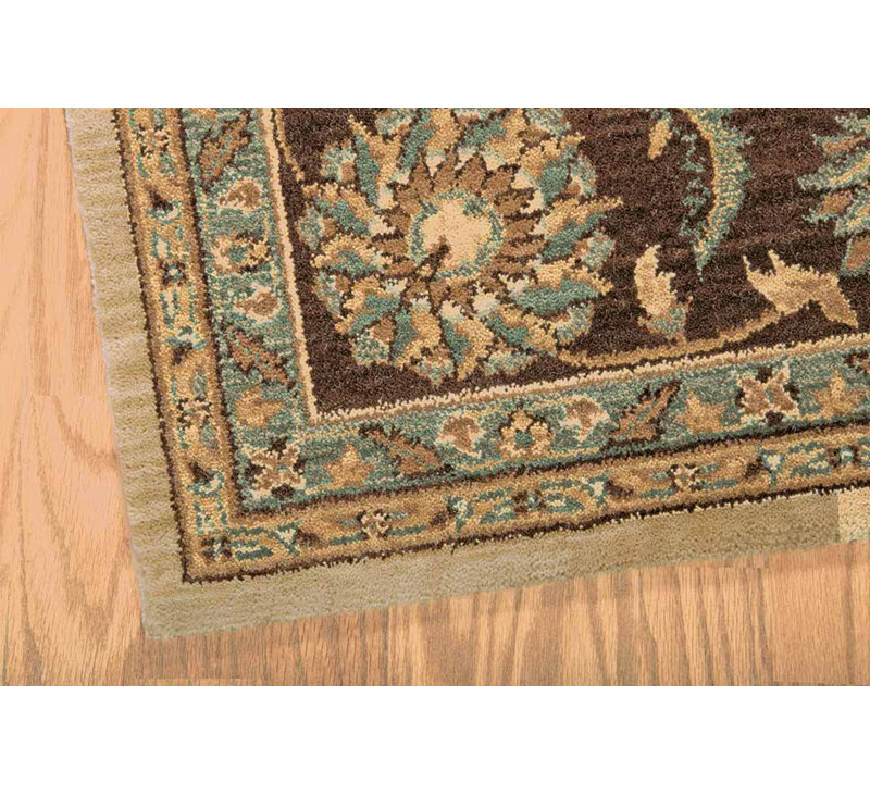 Tapis à aire beige en laine Crownover, Rectangle 2 pi 6 po x 4 pi 3 po