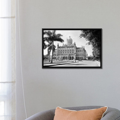 « pendant années 1930-1940s the présidentielle palace-havane cuba », reproduction sur toile