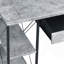 Bureau avec tablettes ouvertes et huche-543870849