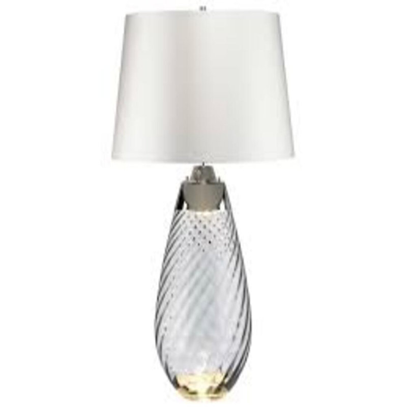Lena Large Table Lamp, Purple, Purple, 29" H x 18" W x 18" D