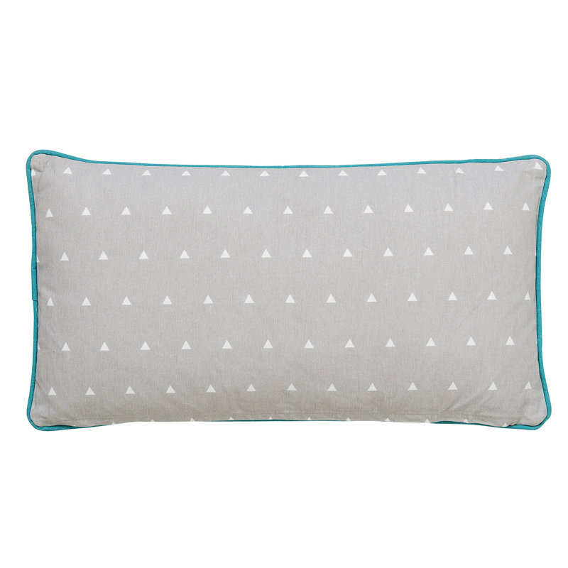 Cotton Reversible Throw Pillow