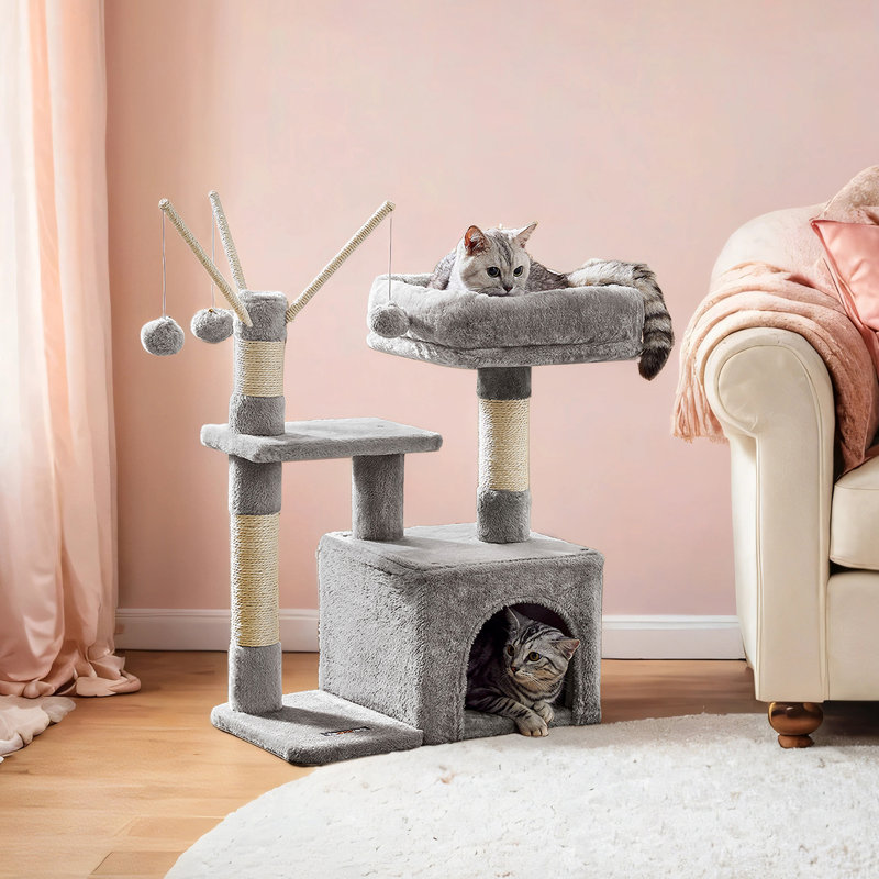 72cm H Cat Tree, Light Grey