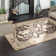 Tapis brun / ivoire