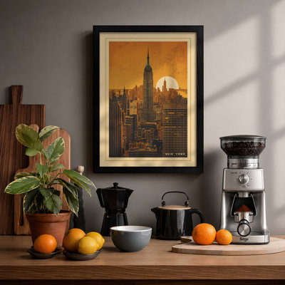 Postcard From New York Vintage - Print