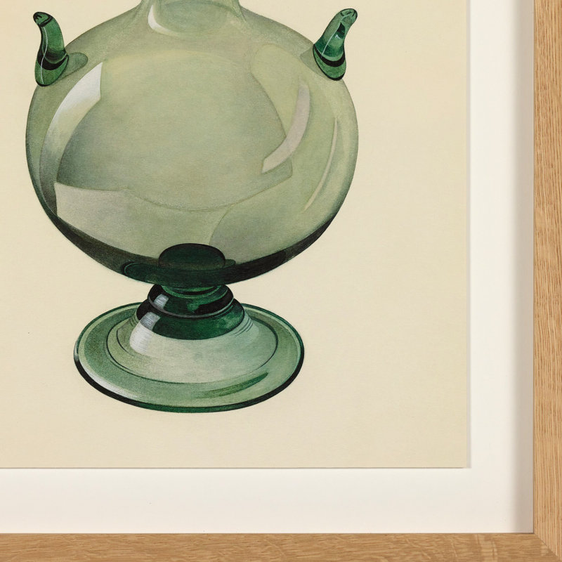 Green Vase by Edward White, 18"H x 15.5"W