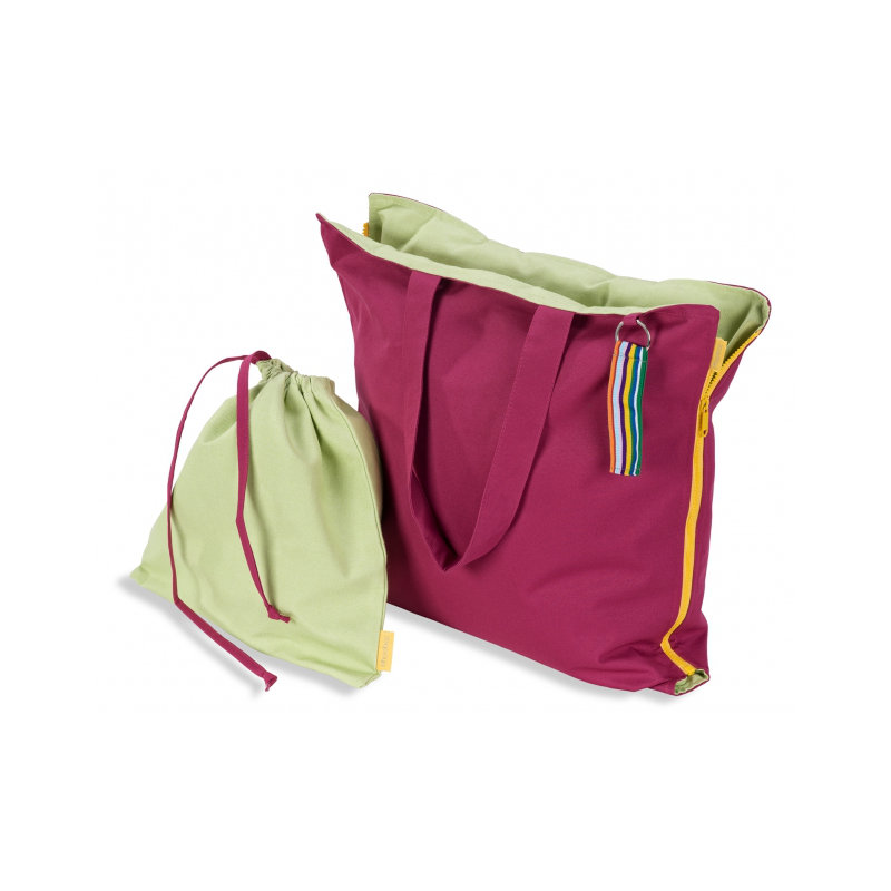 Hhooboz Garden Chair Cushion, Fandango/Pink/Green