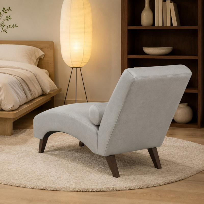 Méridienne courbée moderne, Gris