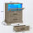 Ariss 17.7'' W Particle Board / Chipboard Nightstand-2117143278