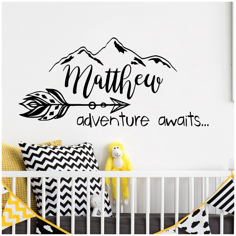 Décalcomanie murale "Aventures d'aventure", Oui