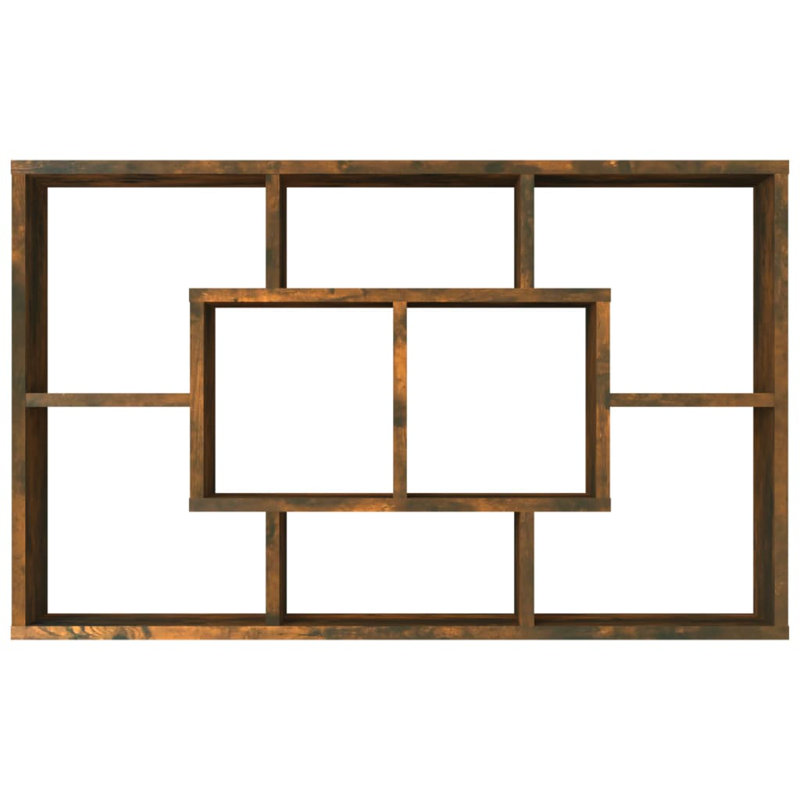 Tiffany 8 Piece Floating Shelf, High Gloss White, 47.5cm H x 85cm W x 16cm D