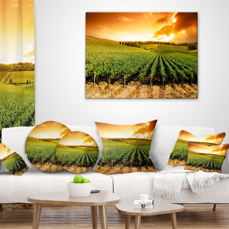 Coussin Sunset, 16 po x 1 po, Coussin décoratif