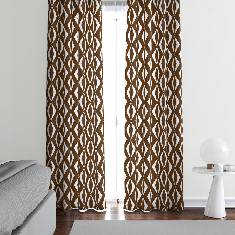 Semi Sheer Curtain Pair, 20" W x 52" L