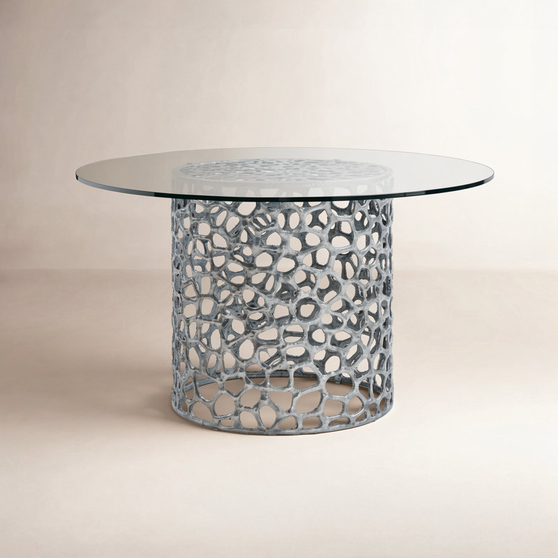 Oasis Round Glass Dining Table